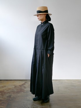 「モノクロコーデ」｜GOUACHE FUKUOKA  ガッシュ福岡さん（レディース・160cm）の夏コーディネート