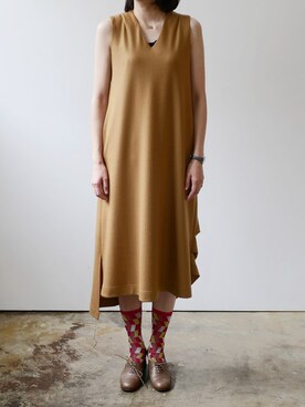 「その他セレクト（ソノタセレクト）のアイテム」を使った、GOUACHE FUKUOKA  ガッシュ福岡さん（レディース・160cm）の秋コーディネート