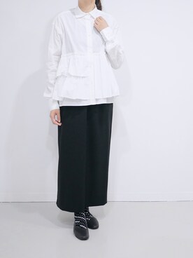 「ダリア」｜GOUACHE FUKUOKA  ガッシュ福岡さん（レディース・159cm）の秋コーディネート