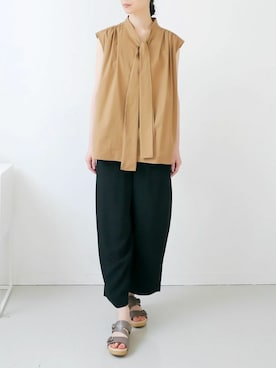 「FANTASTICDAYS」｜GOUACHE FUKUOKA  ガッシュ福岡さん（レディース・158cm）の春コーディネート