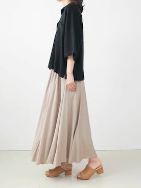 「きれいめコーディネート」｜GOUACHE FUKUOKA  ガッシュ福岡さん（レディース・166cm）の春コーディネート