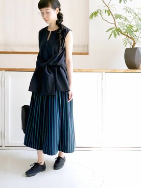 スカートを使った「久留米絣」の人気ファッションコーディネート - WEAR