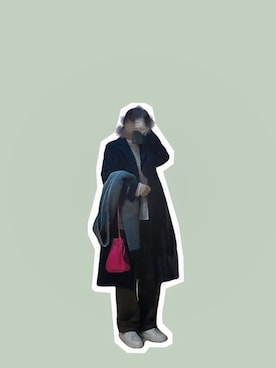 「CHALAYAN（チャラヤン）のアイテム」を使った、bffsさん（レディース・155cm）の冬コーディネート
