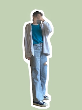 bffsさん（レディース・157cm）の春コーディネート