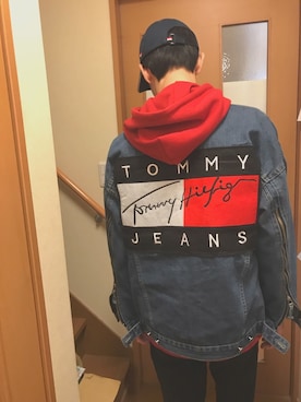 「ベンデイビス」｜「アイテム（ジャケット/アウター）」を使った、りりか。さん（レディース・157cm）の冬コーディネート