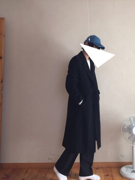 「ラインスラックス」｜genさん（メンズ・178cm）の冬コーディネート