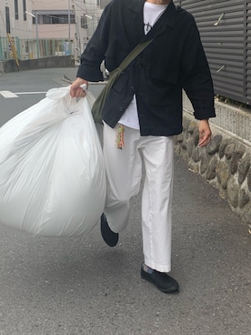 「URBAN RESEARCH DOORS（アーバンリサーチドアーズ）のアイテム（レッグウェア）」を使った、genさん（メンズ・178cm）の夏コーディネート