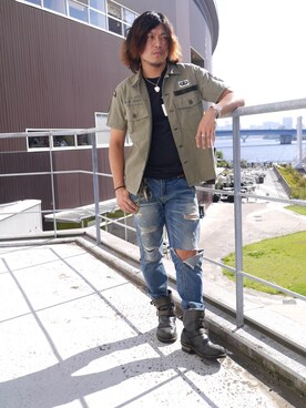 RYOさん（メンズ・170cm）の夏コーディネート