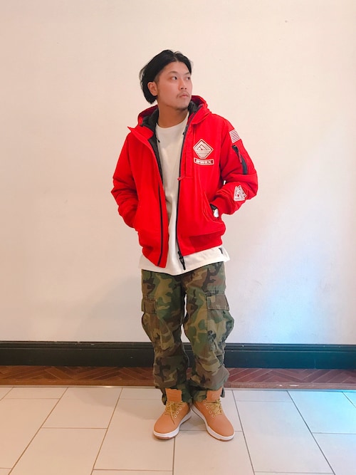 Avirex 豊洲ryoさんのカーゴパンツを使ったコーディネート Zozotown