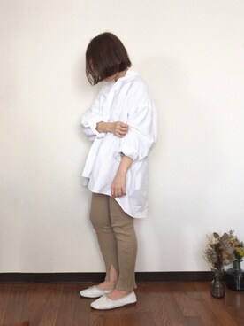 「アイテム（レギンス/スパッツ）」を使った、iYukiさん（レディース・148cm・20代）の春コーディネート