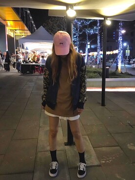 「5（ファイブ）のアイテム（デニムジャケット）」を使った、rose88さん（レディース・161cm）の冬コーディネート