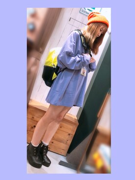 「Laundry（ランドリー）のアイテム（バッグ）」を使った、nさん（レディース・159cm）の秋コーディネート