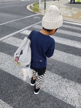 「MEIN HEIM（マイン　ハイム）のアイテム」を使った、Haha◡̈さん（キッズ・120cm）の秋コーディネート