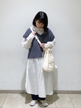 か な み さん（レディース・154cm）の春コーディネート