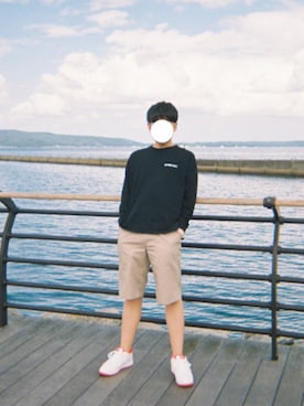 「OVER(ALL)（オーヴァーオール）のアイテム」を使った、けいぼーさん（メンズ・175cm）の秋コーディネート