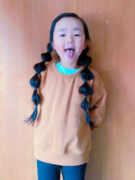 hanaさん（キッズ・120cm）の冬コーディネート