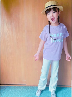 hanaさん（キッズ・120cm）の夏コーディネート