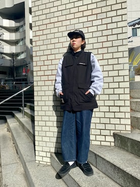 「ファッションの力を信じよう」｜「アイテム（ミリタリージャケット）」を使った、Miyuさん（レディース・154cm）の春コーディネート