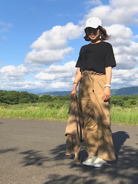 「cepo（セポ）のアイテム（ブルゾン）」を使った、あいなさん（レディース・158cm）の夏コーディネート