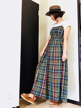 まっすーさん（レディース・158cm）の夏コーディネート