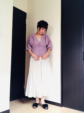 まっすーさん（レディース・158cm）の夏コーディネート