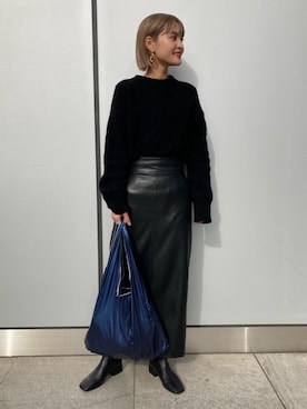 稲垣　オデット エ オディール スタッフさん（レディース・157cm）の冬コーディネート