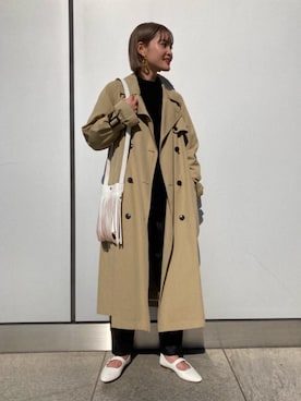 「MASTER&Co（マスターアンドコー）のアイテム」を使った、稲垣　オデット エ オディール スタッフさん（レディース・157cm）の冬コーディネート