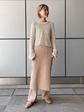 稲垣 オデット エ オディール スタッフさん(レディース・157cm)の春コーディネート