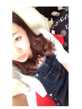 「スキッパーシャツ」｜「アイテム（オールインワン・サロペット）」を使った、ちゃんち~さん（レディース・160cm）の春コーディネート