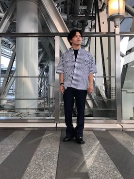 Kentaro Nishimotoさん（メンズ・170cm）の夏コーディネート