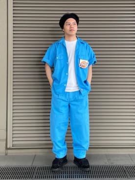 「ダブルニーパンツ」｜Kentaro Nishimotoさん（メンズ・170cm）の春コーディネート
