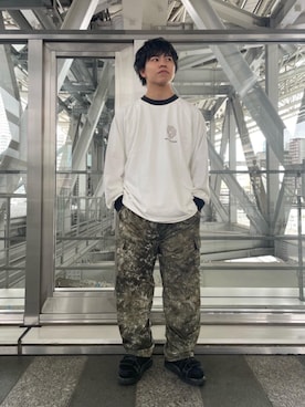 「ディスカス」｜Kentaro Nishimotoさん（メンズ・170cm）の夏コーディネート