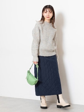 NBB STAFF 10さん（レディース・150cm）の冬コーディネート