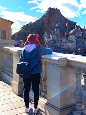 「GRL（グレイル）のアイテム（デニムジャケット）」を使った、zoooさん（レディース・151cm）の春コーディネート