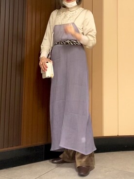 ワンピースを使った 丸襟 の人気ファッションコーディネート Wear