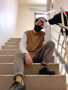 Hawkins ホーキンス のローファーを使ったメンズ人気ファッションコーディネート Wear
