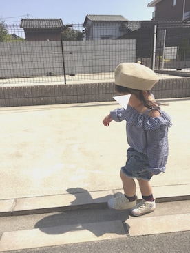 FURU‿̑̈IKU   さん（キッズ・90cm）の春コーディネート