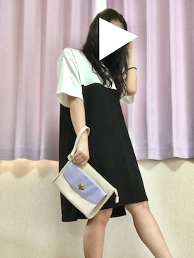 「ARROW（アロー）のアイテム（ワンピース/ドレス）」を使った、Meltyさん（レディース・154cm）の春コーディネート