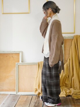 ten⭐︎ichiko       さん（レディース・157cm）の冬コーディネート