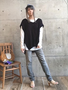 ten⭐︎ichiko さん(レディース・157cm)の春コーディネート