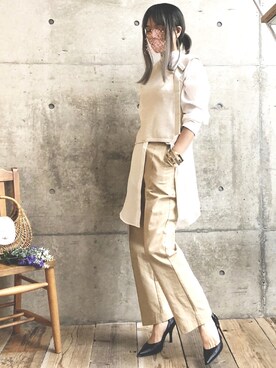 ten⭐︎ichiko       さん（レディース・157cm）の春コーディネート