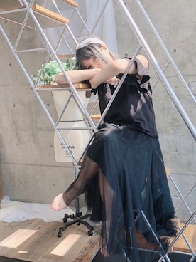 「シースルー」｜「アイテム（福袋/福箱）」を使った、ten⭐︎ichiko       さん（レディース・157cm）の春コーディネート
