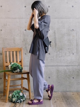 ten⭐︎ichiko       さん（レディース・157cm）の春コーディネート