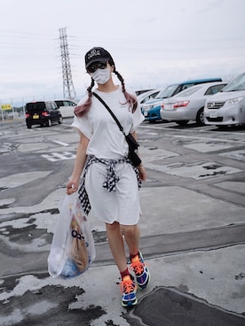 「adidas by Stella McCartney（アディダスバイステラマッカートニー）のアイテム（シューズ）」を使った、ten⭐︎ichiko       さん（レディース・157cm）の春コーディネート