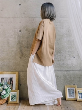 「スカンツ」｜ten⭐︎ichiko       さん（レディース・157cm）の夏コーディネート