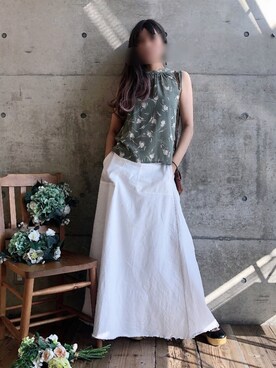 ten⭐︎ichiko       さん（レディース・157cm）の夏コーディネート
