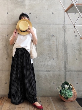 「スカンツ」｜ten⭐︎ichiko       さん（レディース・157cm）の夏コーディネート