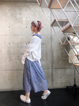 ten⭐︎ichiko       さん（レディース・157cm）の夏コーディネート