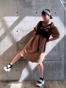 ten⭐︎ichiko       さん（レディース・157cm）の夏コーディネート