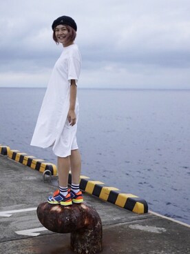 「adidas by Stella McCartney（アディダスバイステラマッカートニー）のアイテム（シューズ）」を使った、ten⭐︎ichiko       さん（レディース・157cm）の秋コーディネート